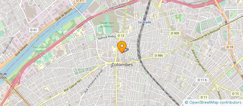 localisation de l'entreprise MONSIEUR OTHMAN DAADOUCHA  COLOMBES