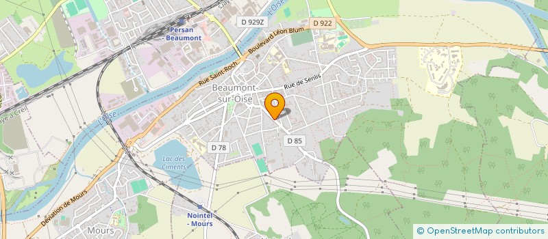 localisation de l'entreprise MONSIEUR OTHMAN EL KHOUCHALI  BEAUMONT-SUR-OISE