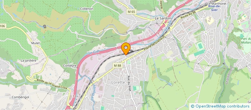 localisation de l'entreprise MONSIEUR OTHMAN HDOUBANE  LORETTE