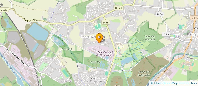 localisation de l'entreprise MONSIEUR OTHMAN ILYASSA  ROOST-WARENDIN