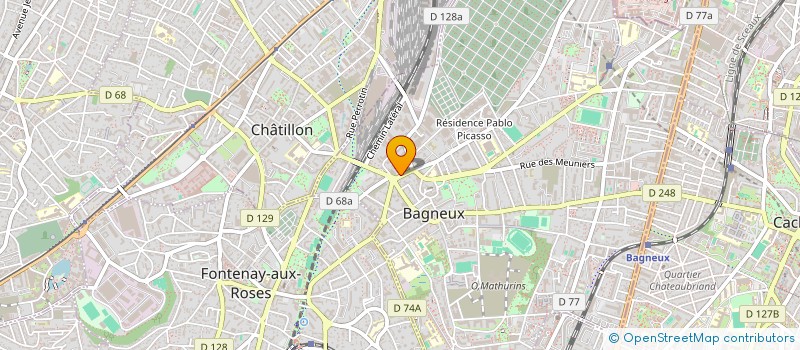 localisation de l'entreprise MONSIEUR OTHMAN KAOUANE à BAGNEUX