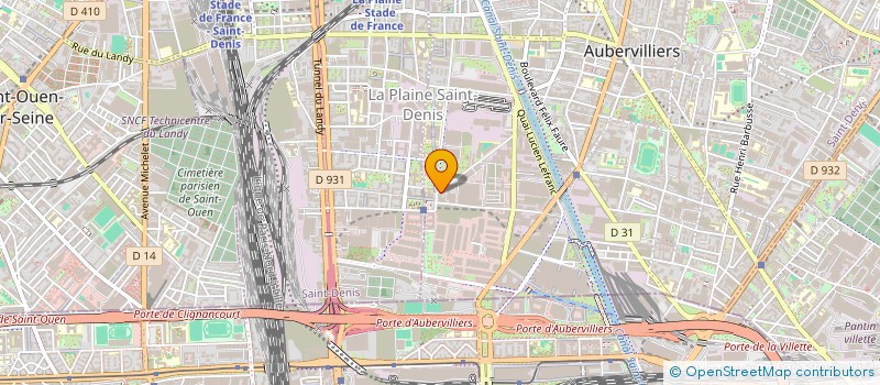 localisation de l'entreprise MONSIEUR OTHMAN KIMIA  AUBERVILLIERS