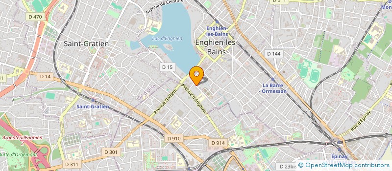 localisation de l'entreprise MONSIEUR OTHMAN LAMSOUBER à ENGHIEN-LES-BAINS