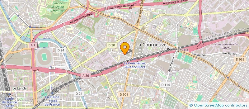 localisation de l'entreprise MONSIEUR OTHMAN MIDOUNE à LA COURNEUVE