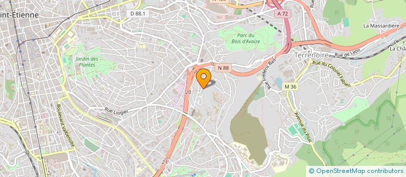 localisation de l'entreprise MONSIEUR OTHMANE AL HARCHE  SAINT-ETIENNE