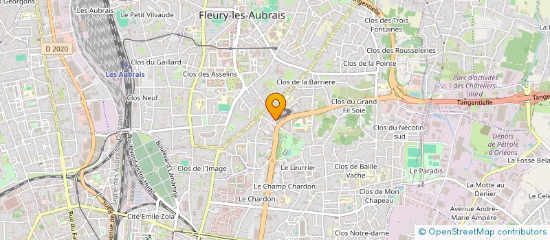 localisation de l'entreprise MONSIEUR OTHMANE BAOUCH à ORLEANS