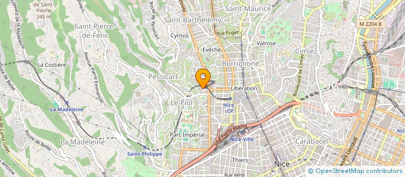 localisation de l'entreprise MONSIEUR OTHMANE BEKKAOUI  NICE