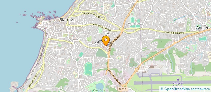 localisation de l'entreprise MONSIEUR OTHMANE BENABOUD à BIARRITZ