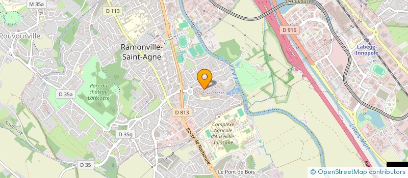 localisation de l'entreprise MONSIEUR OTHMANE BENDIDA à RAMONVILLE-SAINT-AGNE