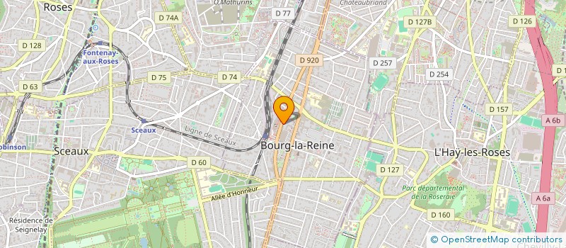 localisation de l'entreprise MONSIEUR OTHMANE BENMANSOUR à BOURG-LA-REINE