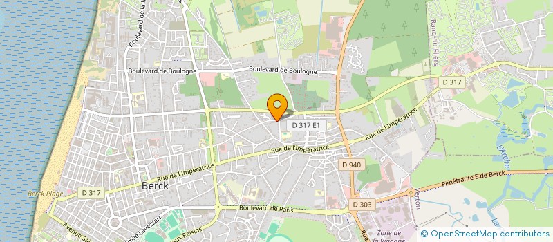 localisation de l'entreprise MONSIEUR OTHMANE BENTALEB  BERCK