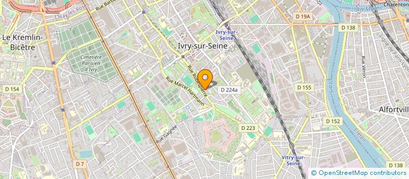 localisation de l'entreprise MONSIEUR OTHMANE BOUGHERARA  IVRY-SUR-SEINE