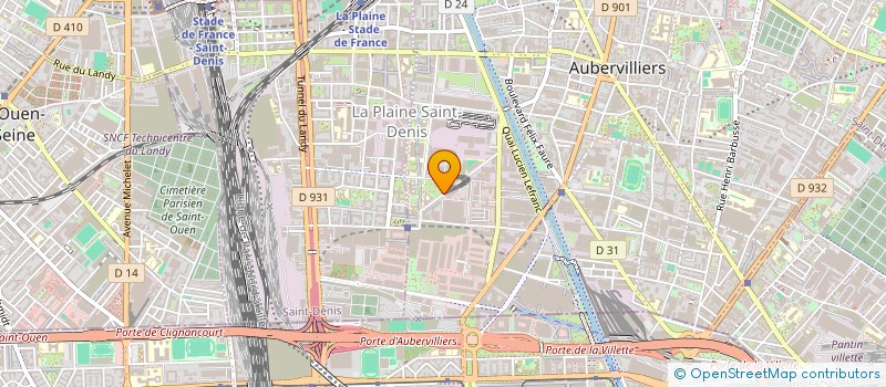 localisation de l'entreprise MONSIEUR OTHMANE BOULATOUAN  AUBERVILLIERS