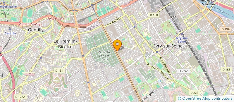 localisation de l'entreprise MONSIEUR OTHMANE CHAHBANE  IVRY-SUR-SEINE