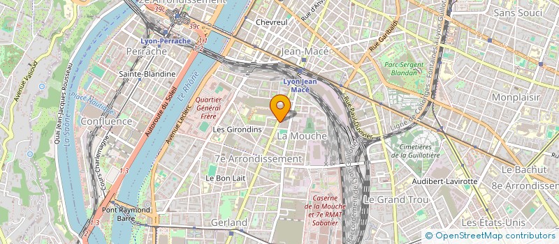 localisation de l'entreprise MONSIEUR OTHMANE CHIOUIKH  LYON