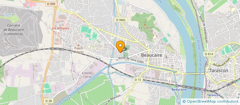 localisation de l'entreprise MONSIEUR OTHMANE EL ABID  BEAUCAIRE