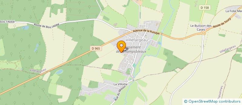 localisation de l'entreprise MONSIEUR OTHMANE GARTIT  VILLEFARGEAU