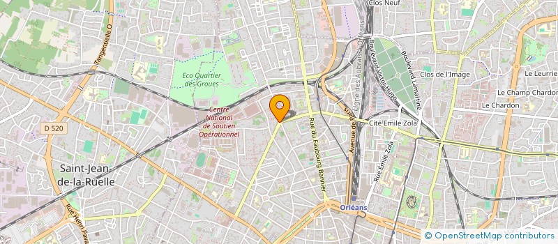 localisation de l'entreprise MONSIEUR OTHMANE HABLA  ORLEANS