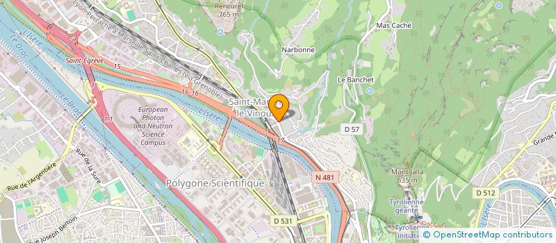 localisation de l'entreprise MONSIEUR OTHMANE HAMADENE  SAINT-MARTIN-LE-VINOUX