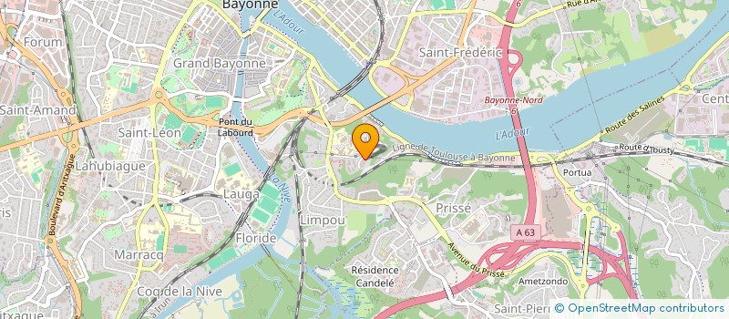 localisation de l'entreprise MONSIEUR OTHMANE HANINI  BAYONNE