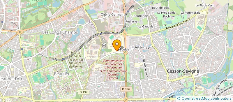 localisation de l'entreprise MONSIEUR OTHMANE ICHMANE  CESSON-SEVIGNE