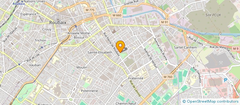 localisation de l'entreprise MONSIEUR OTHMANE KHOUALED  ROUBAIX