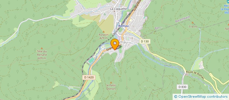 localisation de l'entreprise MONSIEUR OTHMANE LAZAAR  ROTHAU