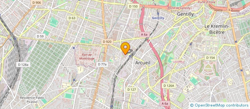 localisation de l'entreprise MONSIEUR OTHMANE SMILI  ARCUEIL