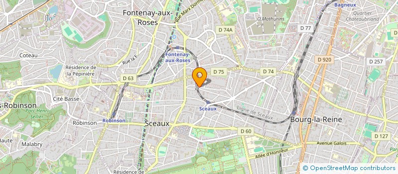 localisation de l'entreprise MONSIEUR OTHMANE TANTANE à SCEAUX