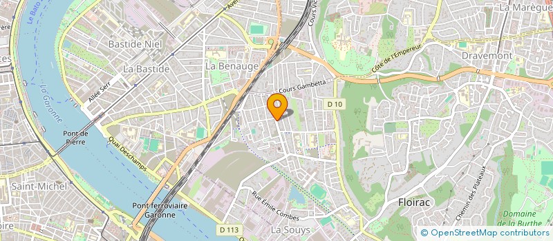 localisation de l'entreprise MONSIEUR OTHMANE TOURGOUDI  FLOIRAC