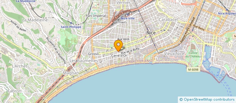 localisation de l'entreprise MONSIEUR OTILIO MANUEL FERNANDES à NICE