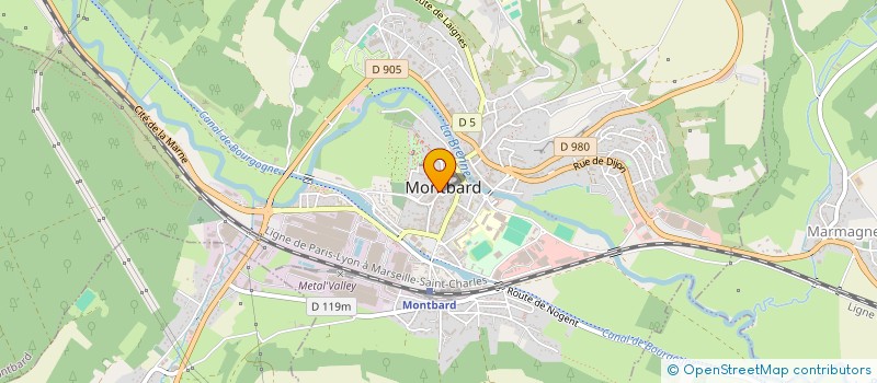 localisation de l'entreprise MONSIEUR OTIS DRUTINUS à MONTBARD