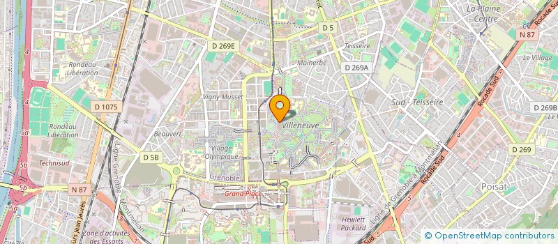 localisation de l'entreprise MONSIEUR OTMAN BEN MOUSSA  GRENOBLE