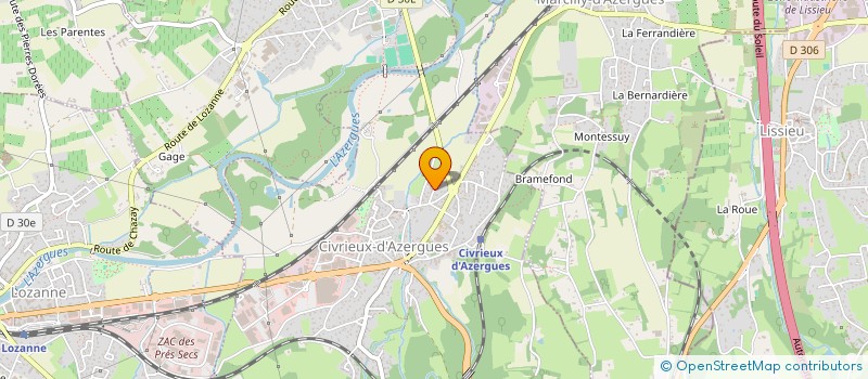 localisation de l'entreprise MONSIEUR OTMAN DETRE  CIVRIEUX-D'AZERGUES