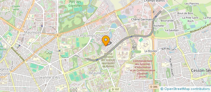 localisation de l'entreprise MONSIEUR OTMAN IDAASSI  RENNES