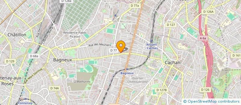 localisation de l'entreprise MONSIEUR OTMAN JABBOUR à BAGNEUX