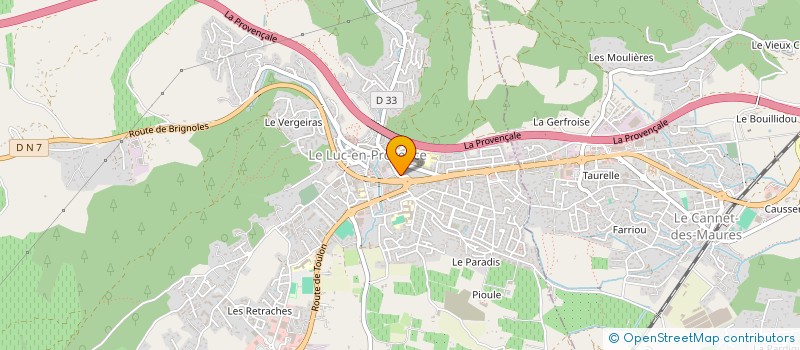 localisation de l'entreprise MONSIEUR OTMAN MAAROUF  LE LUC