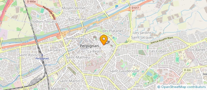 localisation de l'entreprise MONSIEUR OTMANE BENHAMIMED  PERPIGNAN