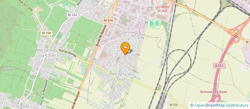 localisation de l'entreprise MONSIEUR OTMANE BENKASSEM à PERRIGNY-LES-DIJON