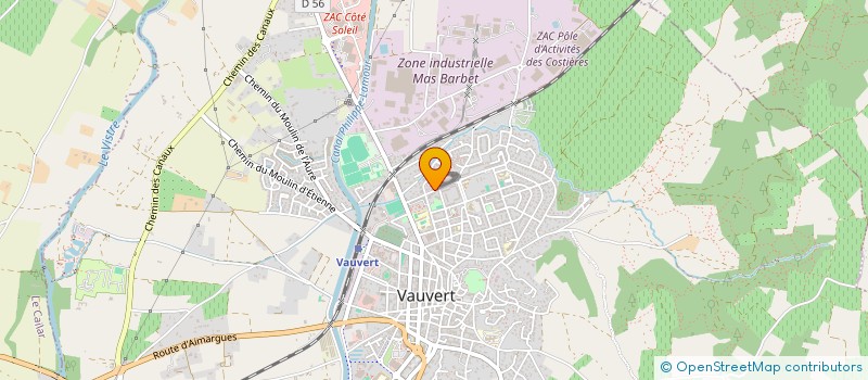 localisation de l'entreprise MONSIEUR OTMANE CHAARANE  VAUVERT