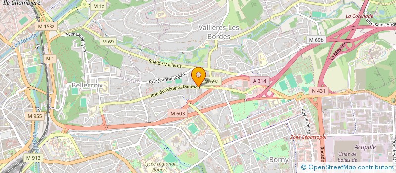 localisation de l'entreprise MONSIEUR OTMANE CHERRAQ EL MAKNASSI  METZ