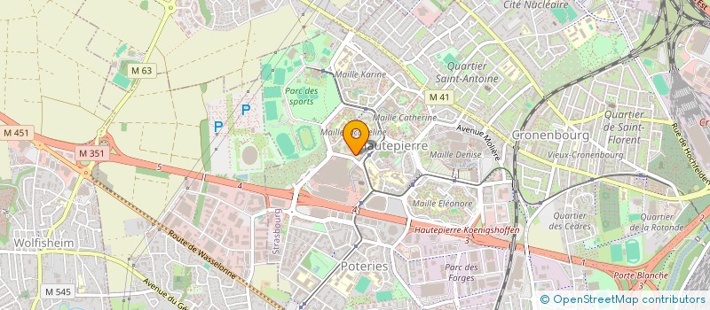 localisation de l'entreprise MONSIEUR OTMANE FETTAMI à STRASBOURG