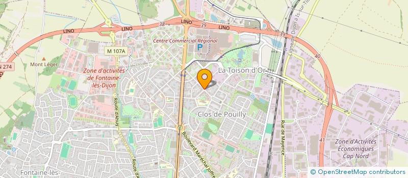 localisation de l'entreprise MONSIEUR OTMANE LFARA  DIJON