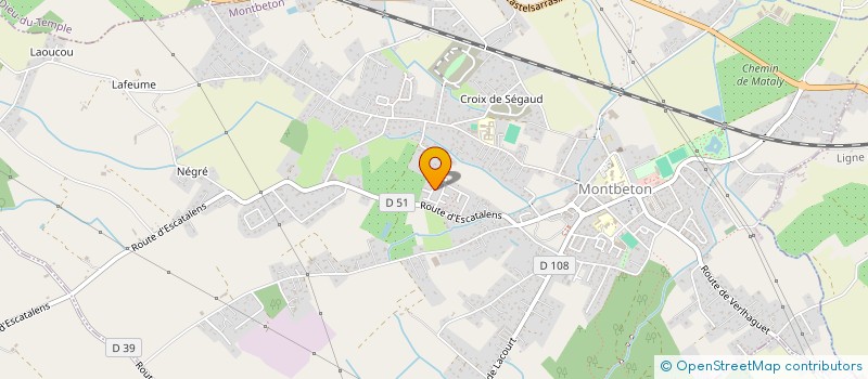 localisation de l'entreprise MONSIEUR OTMANE MAHBOUB  MONTBETON