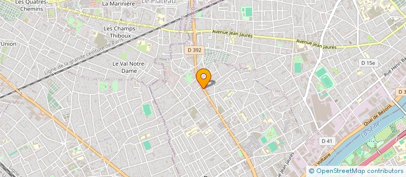 localisation de l'entreprise MONSIEUR OTMANE OUYAHIA  BEZONS