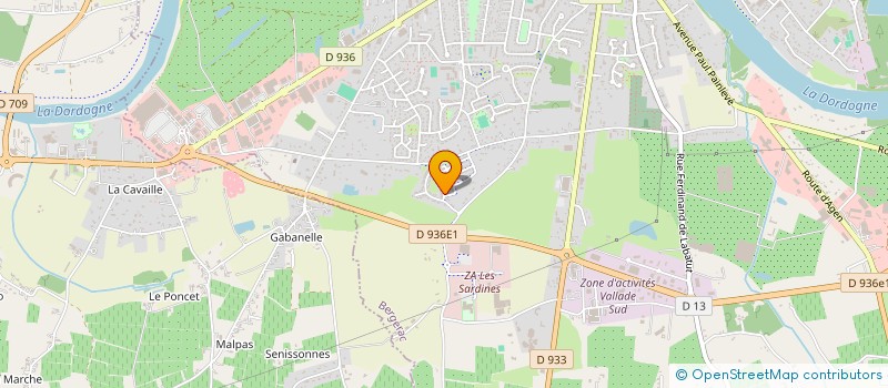 localisation de l'entreprise MONSIEUR OTMANE WAHAB à BERGERAC