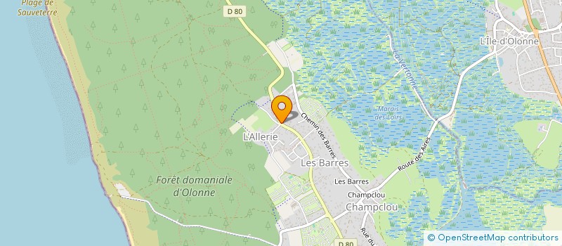 localisation de l'entreprise MONSIEUR OTMAR SYREN à LES SABLES D'OLONNE