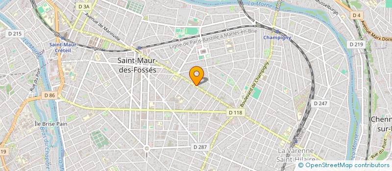 localisation de l'entreprise MONSIEUR OTONIEL VARELA FAJARDO à SAINT-MAUR-DES-FOSSES