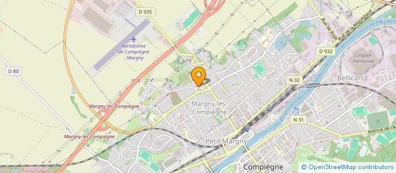 localisation de l'entreprise MONSIEUR OTOU MATTHIA  MARGNY-LES-COMPIEGNE