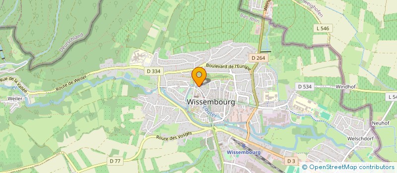 localisation de l'entreprise MONSIEUR OTTO SIEGEL à WISSEMBOURG